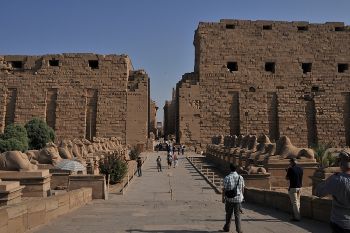 Karnak, Temple of Amun, First Pylon