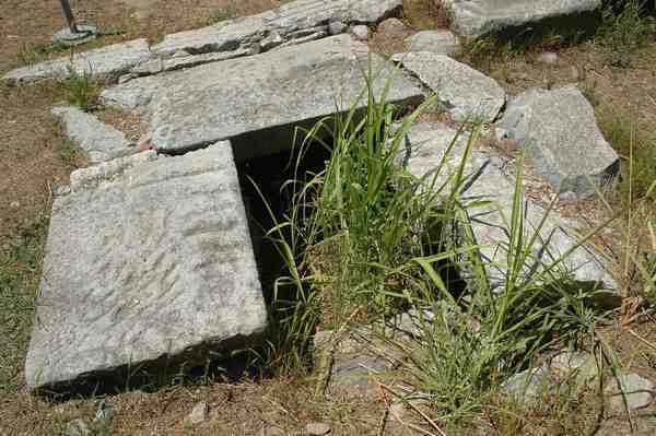 Philippi, Sewer in the Via Egnatia