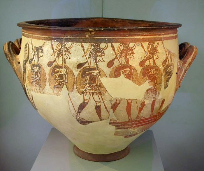 Mycene, House of the Warrior Krater, Warrior Krater