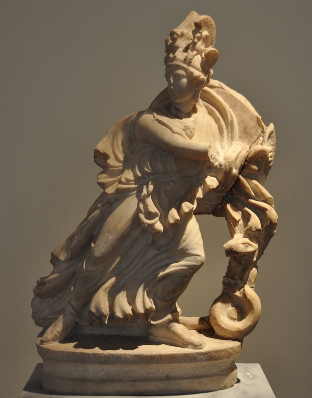 Epidauros, Statue of Athena (1)