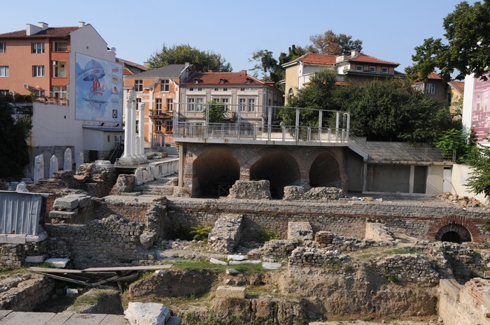 Plovdiv, Forum-Odeon area