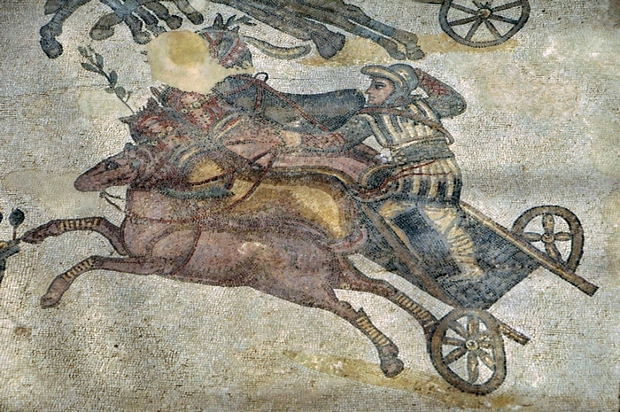 Piazza Armerina, 15 Palaestra, Chariot