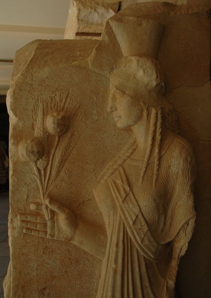 Corinth, Relief of Kore (archaizing)