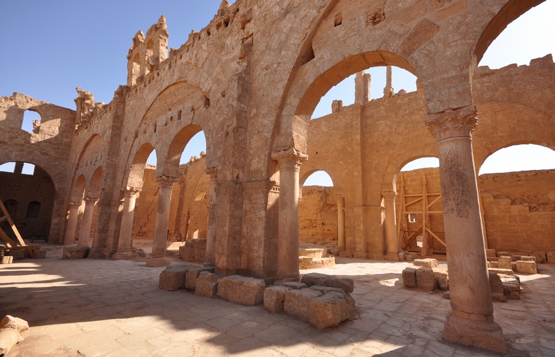 Resafa, Basilica A, Repairs