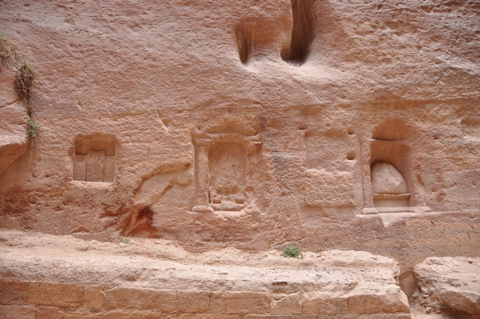 Petra, Siq, Station of Sabinos Alexandros