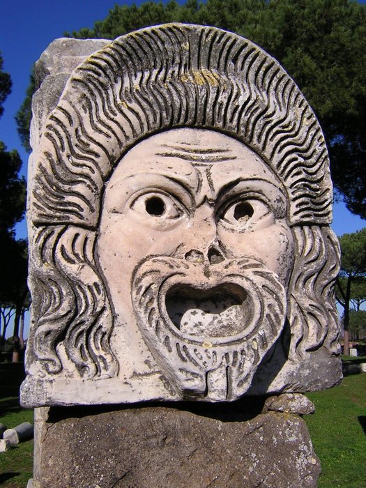 Ostia, Theater, Mask