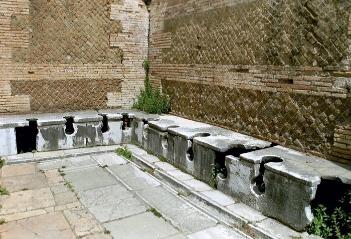 Ostia, Public Toilet