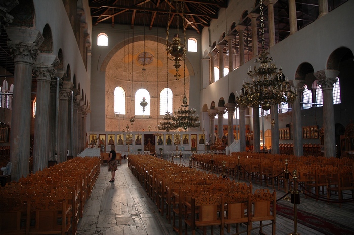 Thessaloniki, Church of the Acheiropoietos, Interior