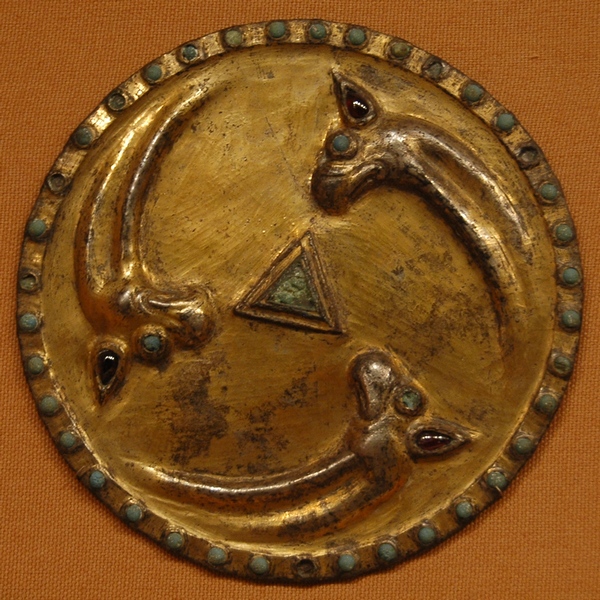 Gilded disk from the Astrakhan area