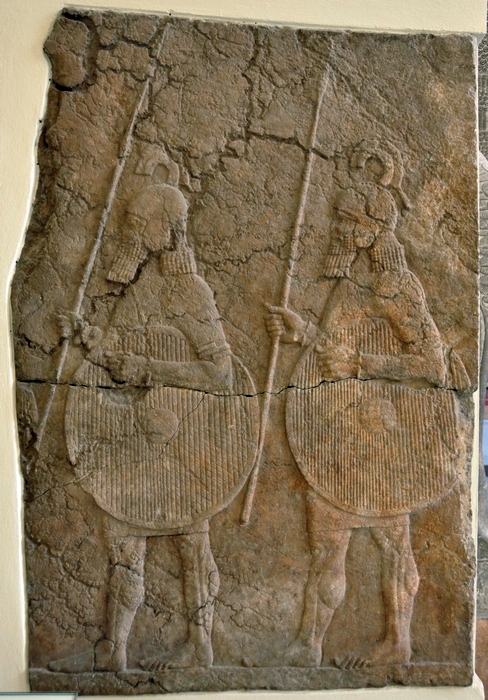 Nineveh, Palace of Senacherib, Two soldiers