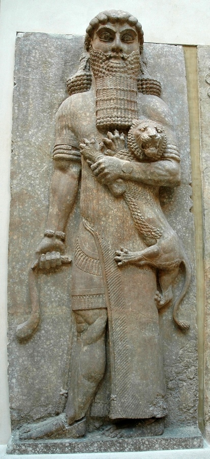Khorsabad, Lion-taming spirit ("Gilgameš")