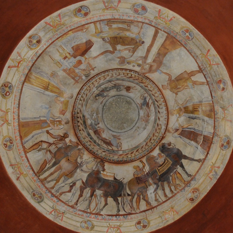 Kazanlak, Tomb, Painted ceiling
