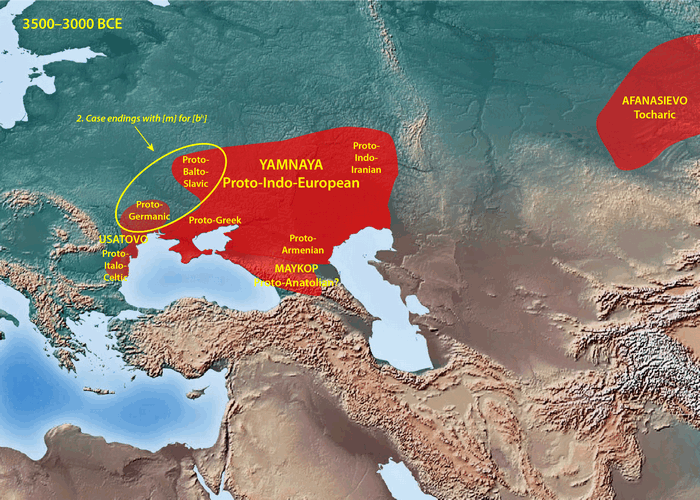 Expansion of the Indo-European Languages 04: Case Endings on /m/ replace /bh/