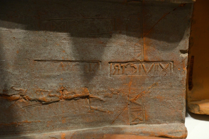 Rooftile of XII Victrix from Strasbourg