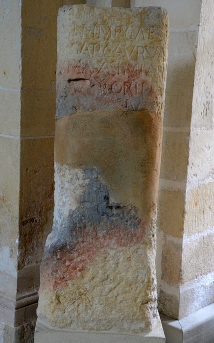 Reims, Milestone of Maximianus