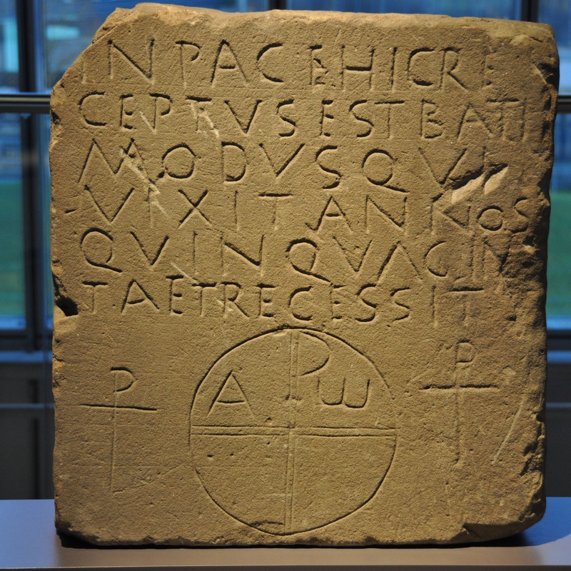 Xanten, Cathedral, Tombstone of Batimodus