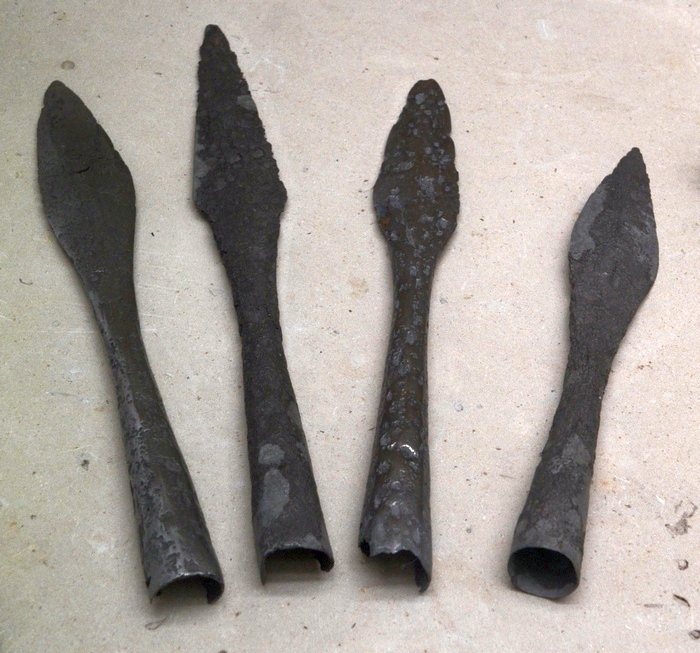 Villevenard, Frankish spearheads