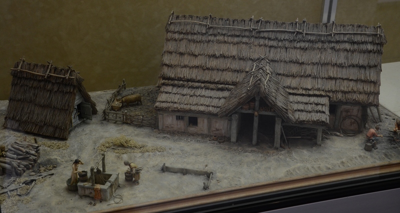 Juvincourt, Merovingian farm, model