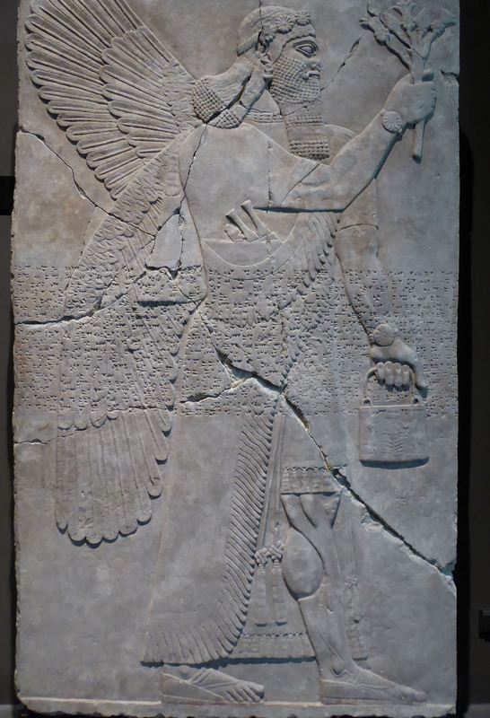 Nimrud, Northwest Palace of Aššurnasirpal II, Genie (4)
