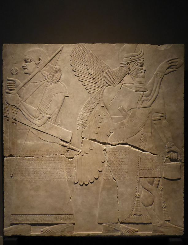 Nimrud, Northwest Palace of Aššurnasirpal II, Two genies
