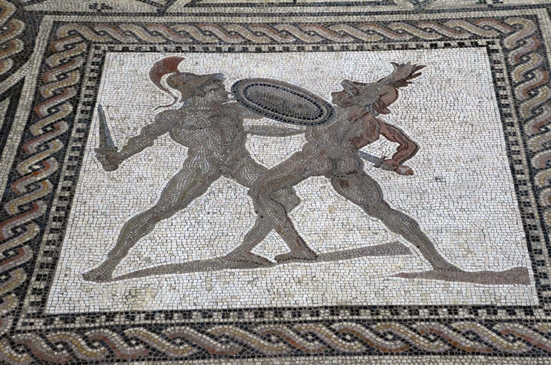 Reims, Gladiator Mosaic