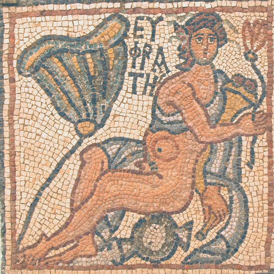 Qasr Libya, mosaic 1.04.b (Euphrates)