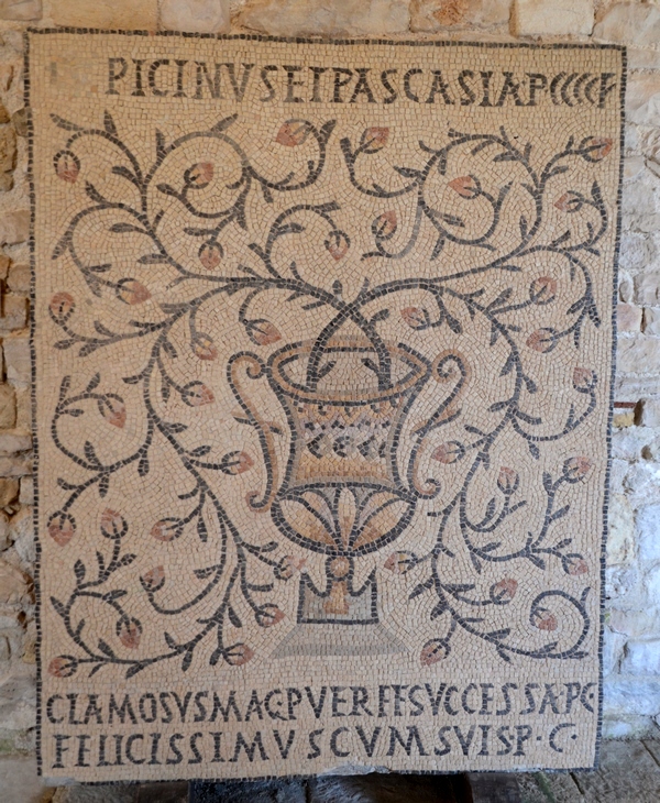 Poreč, First Basilica, Pavement