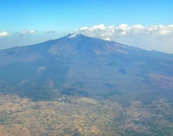 The Etna, seen from an airplane