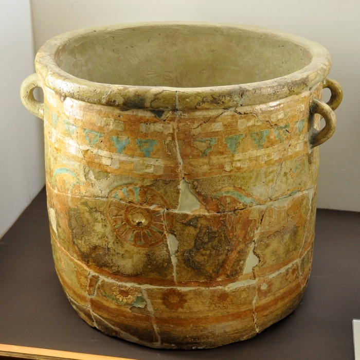 Aššur, Royal Tombs, Glazed pottery