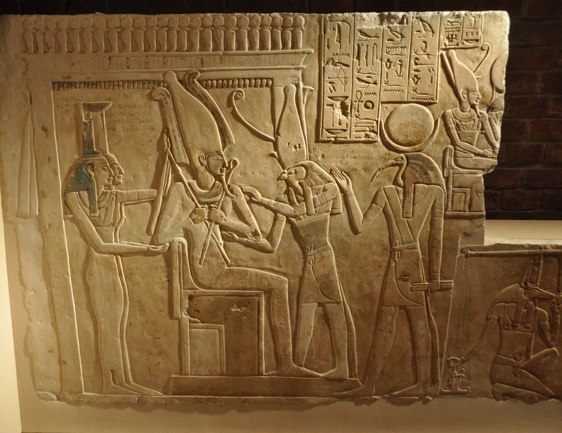 Asyut, Cult chamber of Amenhotep and Renenutet, Relief