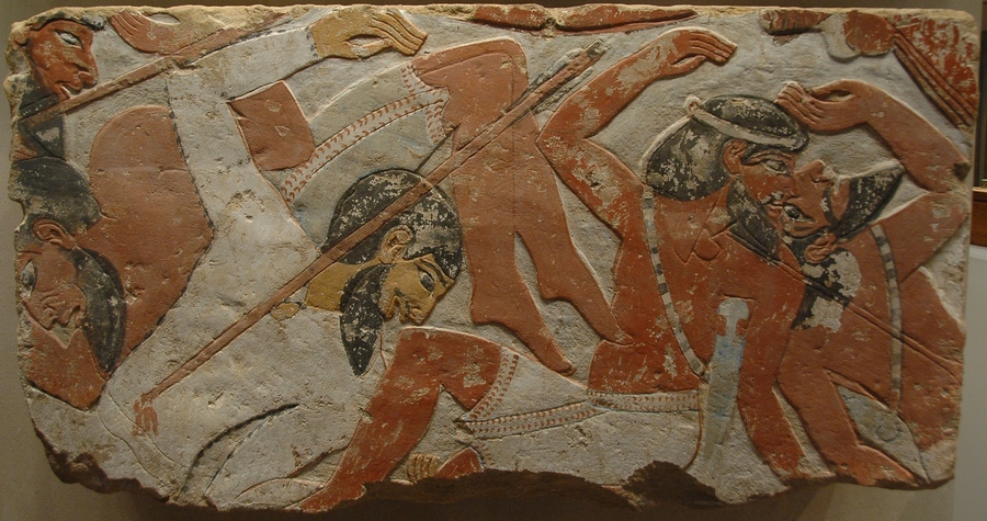 Thebes, El-Asasif, Battle relief of Amenhotep II