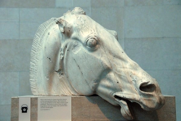 Athens, Acropolis, Parthenon, East Pediment, Horse of Selene