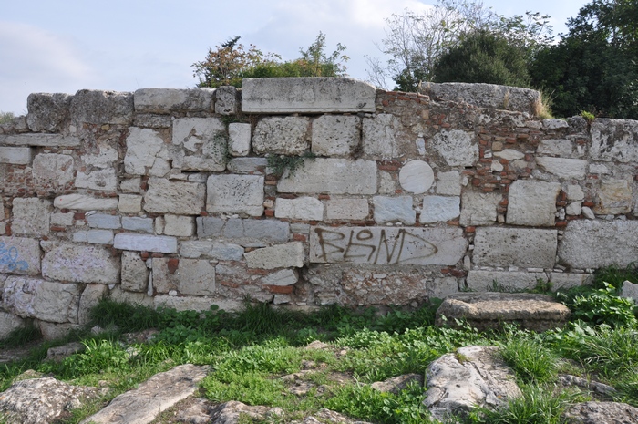 Athens, Agora, Post-Herulian wall
