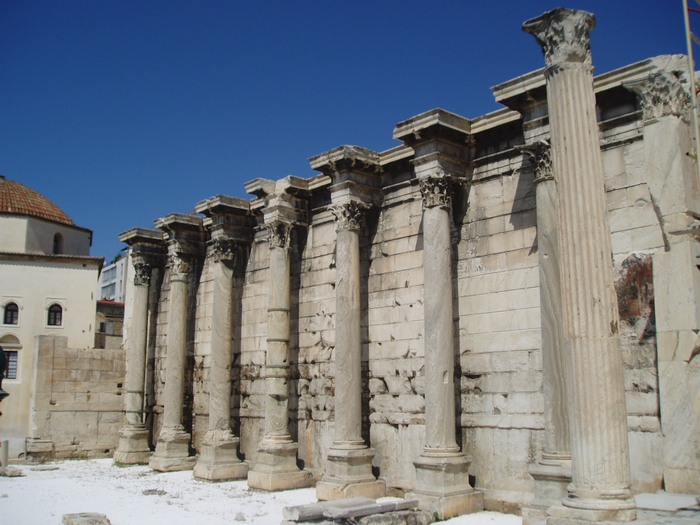 Athens, Roman Forum, Library of Hadrian