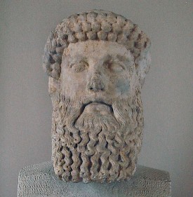 Tenedos, archaising bust of Hermes