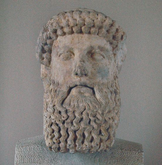 Tenedos, Head of Hermes (archaizing)