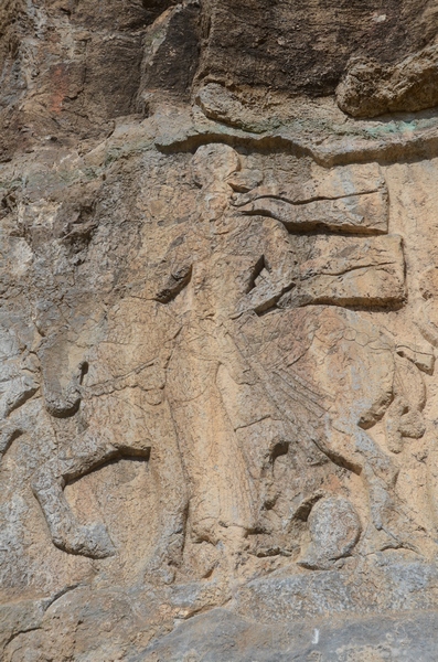 Salmas, Rock relief, Ardašir I on horseback