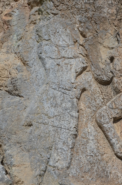 Salmas, Rock relief, Defeated king, Captured