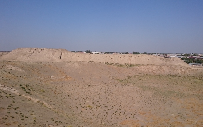 Afrosiab, Ruin of a wall