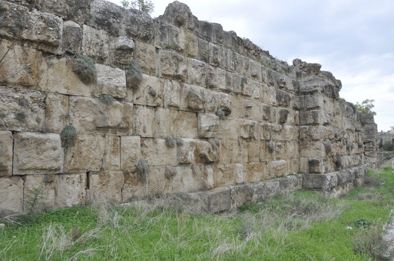 Byblos, Persian terrace, Wall
