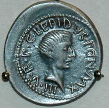 Lepidus as triumvir