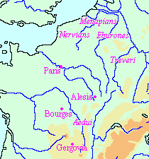 Map of Caesar 8: Gaul