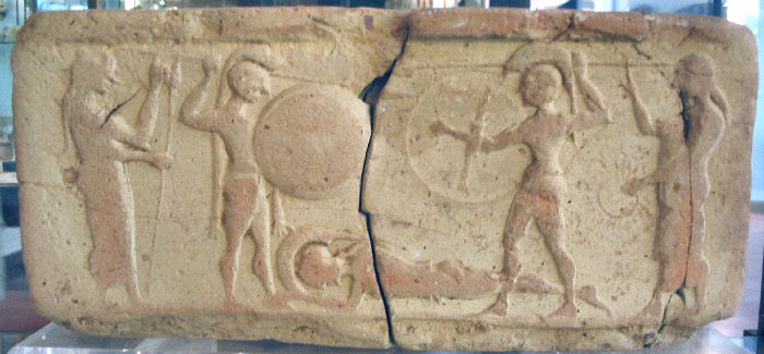 Acragas, Sarcophagus with Achilles and Memnon
