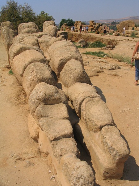 Acragas, Temple of Zeus, atlant