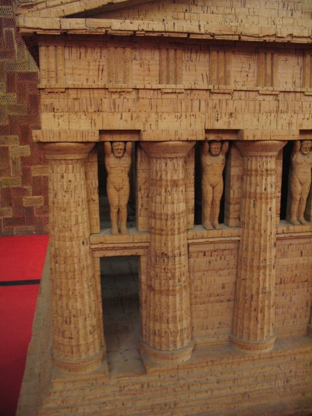 Acragas, Temple of Zeus, model