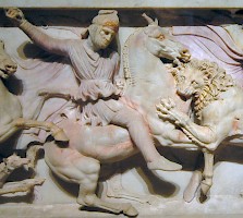 Abdalonymus on the Alexander sarcophagus