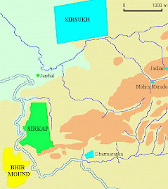 Map of Taxila