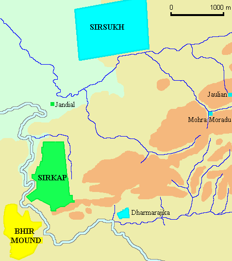 Map of Taxila