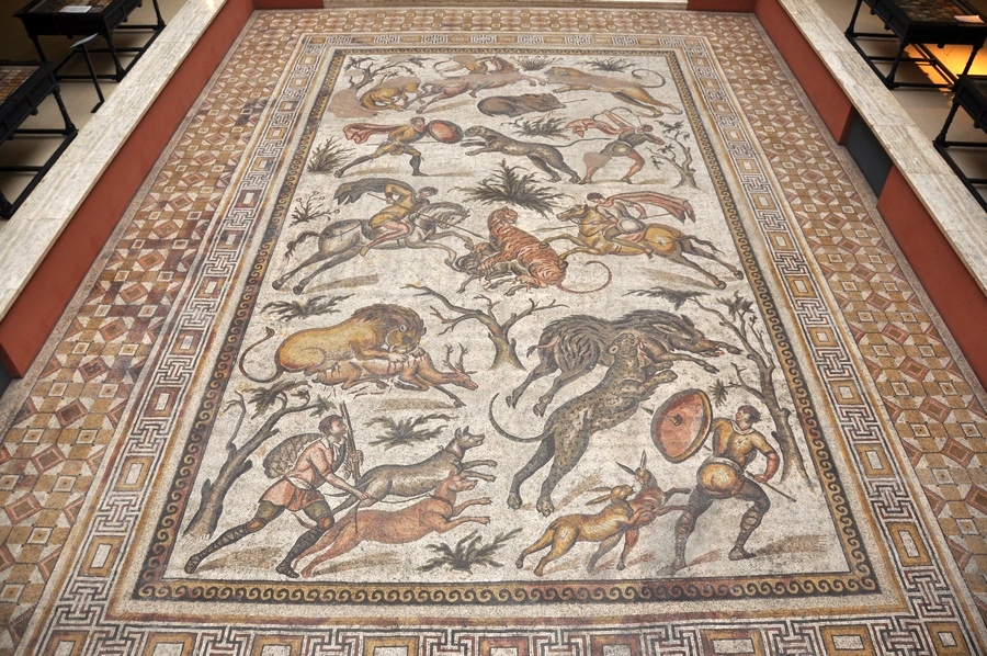 Apamea, Byzantine Palace, Hunters Mosaic