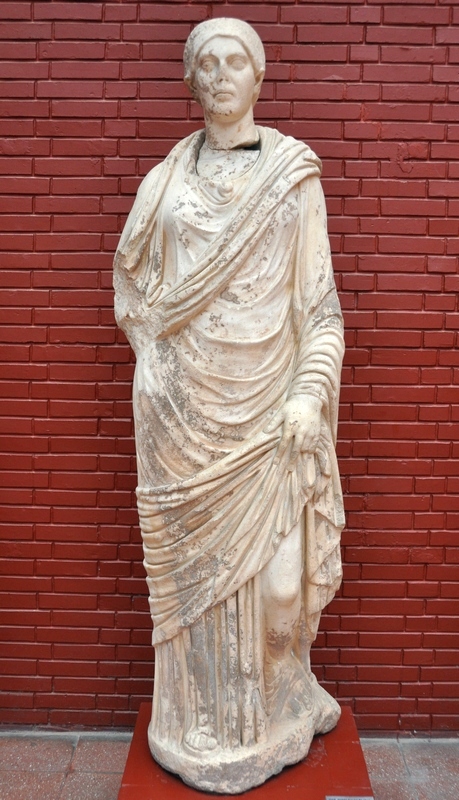 Ephesus, Fountain of Trajan, Roman lady